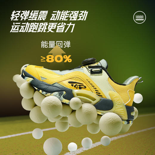 泰兰尼斯儿童运动鞋26春季新款米其林胶底男女童校园轻便跑步鞋T01D6A8731 商品图2