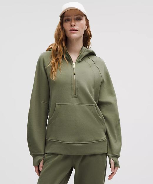 年末好折！lululemon Scuba Oversized半拉链长款领连帽卫衣 原价￥1300，现在￥850直邮到手 商品图8
