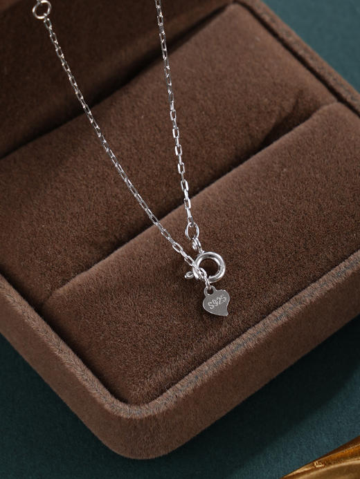 子佩集【花开墨恋】银S925珍珠惜王妃套链【HJYDZ008】10.5mm珠黑珠花绕五瓣花2601 商品图8