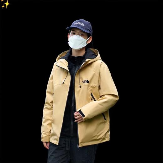 F011376冬季印花情侣款三合一两件套防水防风透气冲锋衣 商品图6