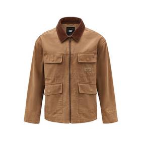 【春上新】【9.5折】6楼卡特CAT2026春款男款单夹克深卡其色CP1JAX16101C14，吊牌价1298，折后价1233