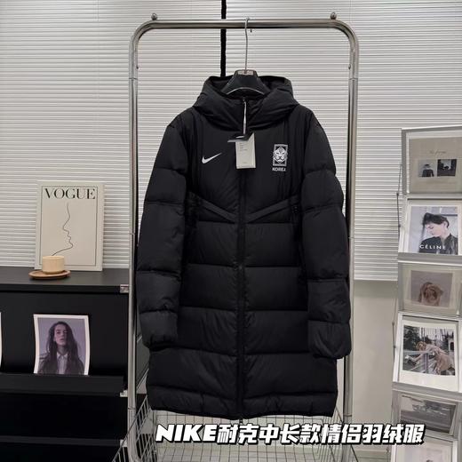 F011328冬季运动系列中长款连帽鸭绒羽绒服男女同款 商品图0