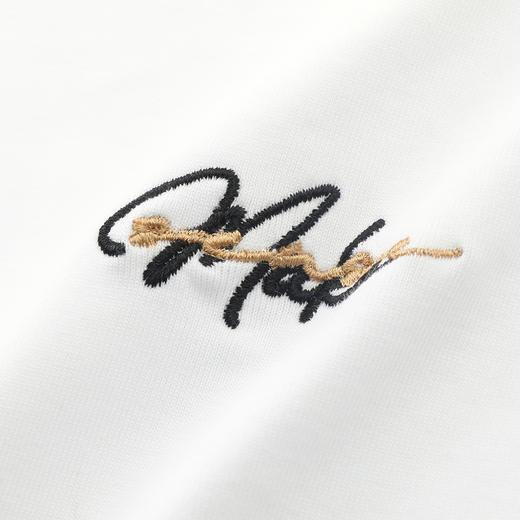 gxgjeans 男装【重磅棉100%】男士绣花长袖T恤25秋款时尚百搭打底衫男K&C 商品图4