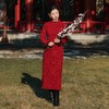 西子/新年本命喜妈妈新中式旗袍/QPZH0034 商品缩略图0