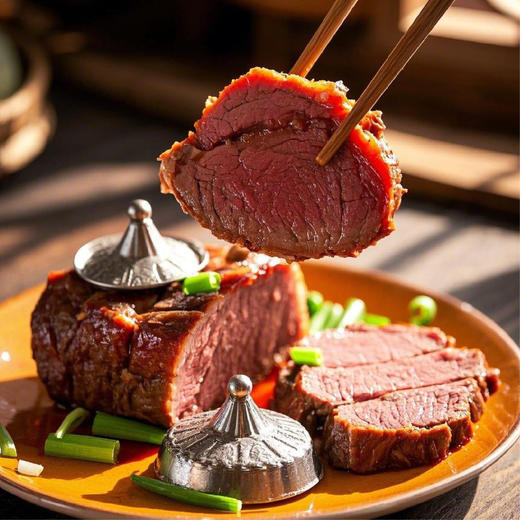 【真牛肉❗️放心吃🔥正宗内蒙古酱牛肉】优选整块牛肉，传统卤制，好吃不腻！五香卤牛肉100g开袋即食L 商品图3