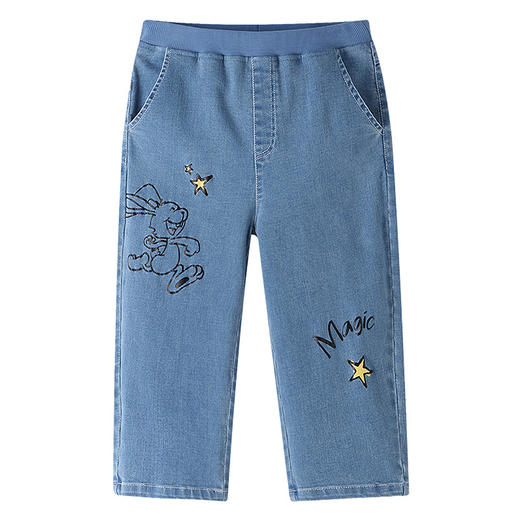 【实体店同款】男童全腰牛仔长裤春季新款安奈儿童装XB616087 商品图5