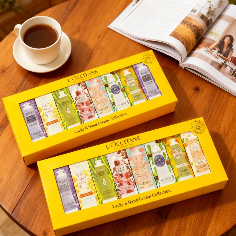 L'OCCITAN欧舒丹护手霜八件套 经典版 有礼袋 新旧包装随机发  自用  送礼  伴手礼-27.7效期