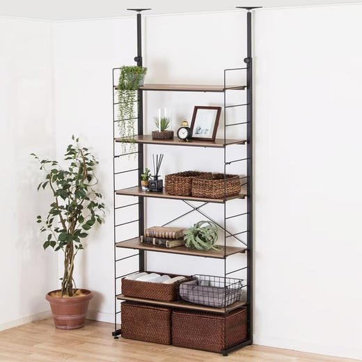 铁艺收纳层架铁线天地撑层架 顶天立地置物架Npolder 商品图0