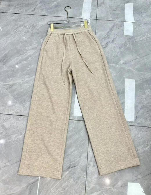 原单抽绳阔腿直筒裤 商品图1