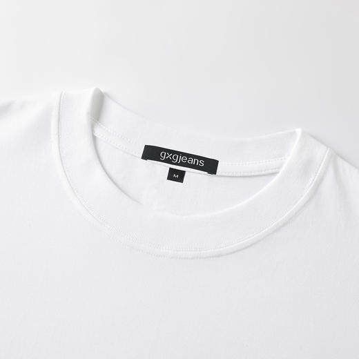 gxgjeans 男装【重磅棉100%】男士绣花长袖T恤25秋款时尚百搭打底衫男K&C 商品图7
