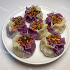 无麸质紫米烧麦