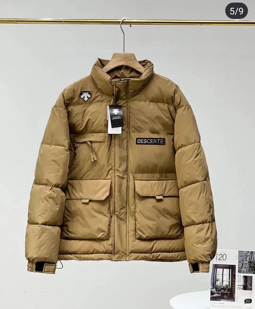 F011372立体金属标25立领冬款保暖连帽棉服外套 商品图5