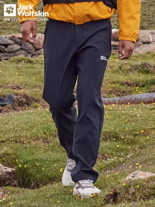 【春上新】【6折】6楼JACKWOLFSKIN狼爪HINO男士防风经典户外加绒梭织长裤55191746000吊牌价999折后599 商品图0