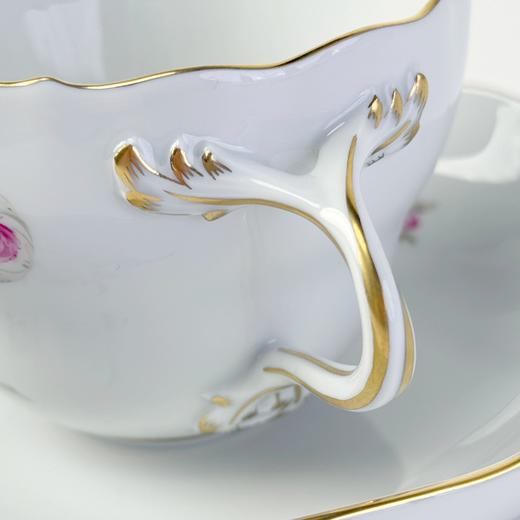 品牌直发 Meissen 白玫瑰咖啡杯碟  杯180mLx1+碟14cmx1 商品图2