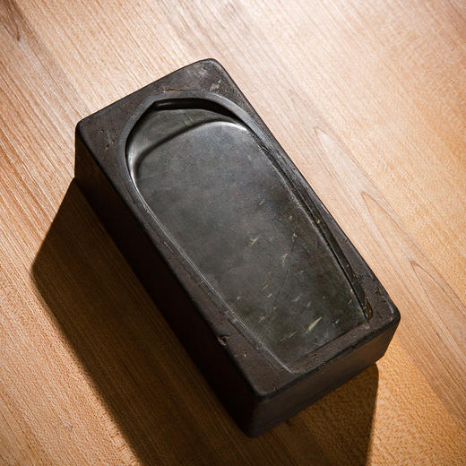 北齐“吉利”古砖制砚（砚堂镶嵌金星歙石） 商品图7