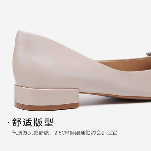 【小方镜系列】星期六26春新款优雅气质低跟单鞋SSE1111229 商品图11