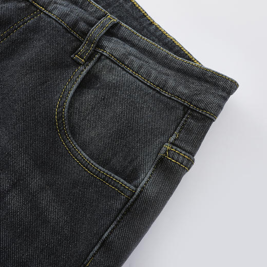 gxgjeans 男装【加绒加厚】重磅牛仔裤25冬款锁温保暖日常百搭直筒通勤长裤男K&C 商品图8