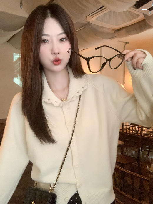 【169元任选2件】现货！韩系翻领毛衣外套 商品图10