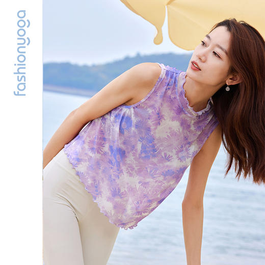 F14218水墨网纱背心外搭 商品图12