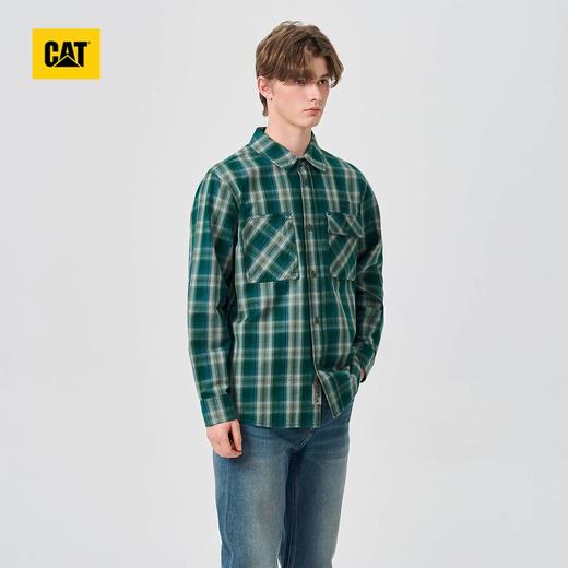 【春上新】【9.5折】6楼卡特CAT春款长袖衬衣男款墨绿色CP1SHX16051C93，吊牌价798，折后价758 商品图1