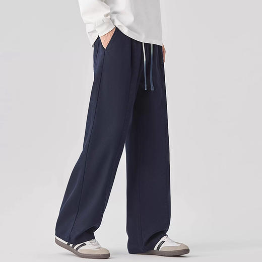 裁缝学苑MQ75宽松直筒长裤新款加绒加厚美式阔腿裤纸样男装样板 商品图3