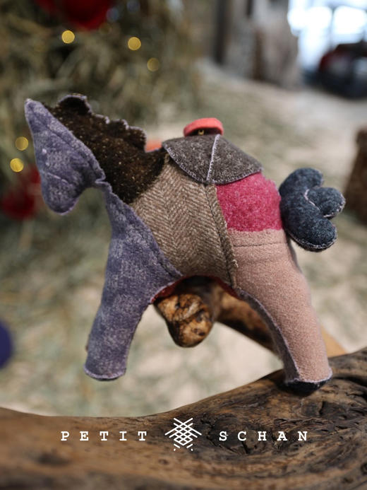 8000积分兑换 PETIT SCHAN小闪 马上有钱 羊绒牦牛绒骆驼绒圈纱百家布手工染色手工制音乐盒 商品图2