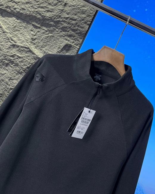 F011346冬季调温防臭防静电弹性修身长袖纯色立领卫衣 商品图6