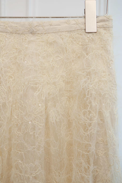 归浅织羽|重工蕾丝优雅半裙 商品图2