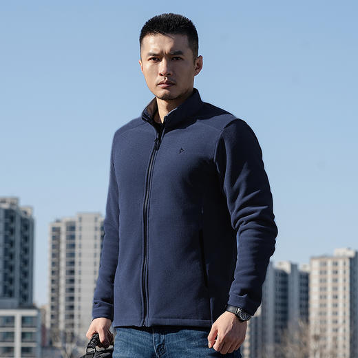 隐之炽松Polartec轻暖透气抓绒夹克通勤户外休闲百搭男士 商品图2