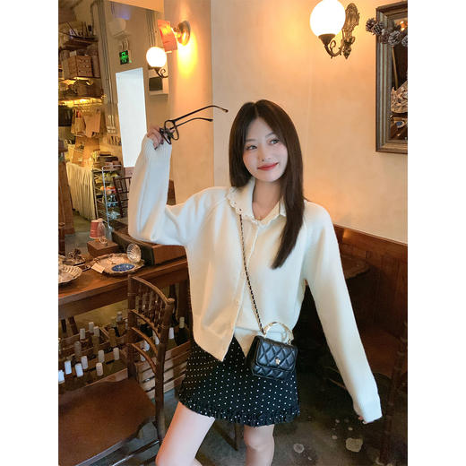 【169元任选2件】现货！韩系翻领毛衣外套 商品图1