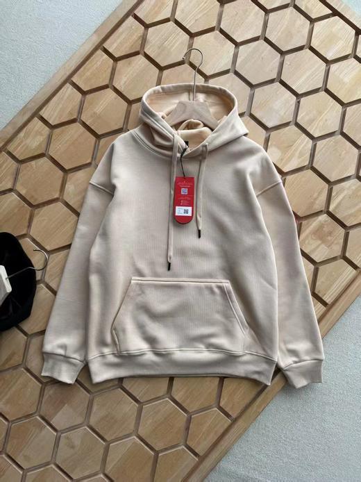 F011360新款纯棉针织复合奥立绒休闲加厚连帽卫衣 商品图11