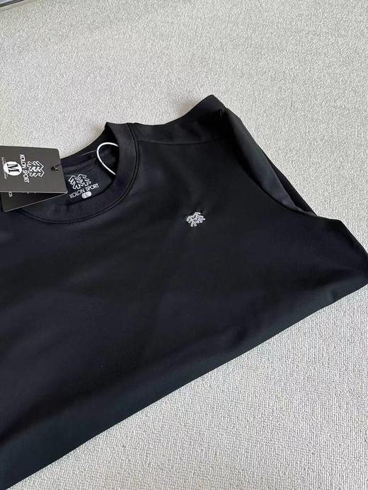 F011357压胶刺绣打底衫加绒长袖圆领体恤打底衫 商品图6