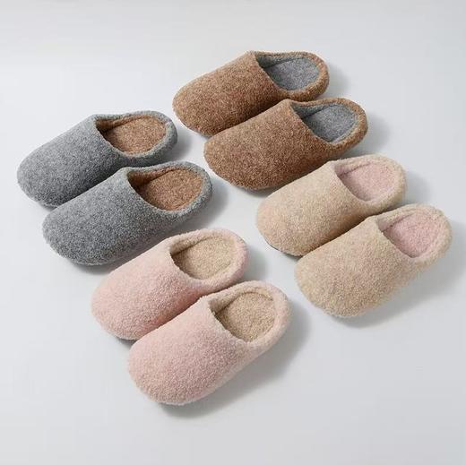 泰迪绒拖鞋 居家暖绒治愈系 轻盈防滑 商品图1