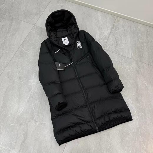 F011328冬季运动系列中长款连帽鸭绒羽绒服男女同款 商品图3