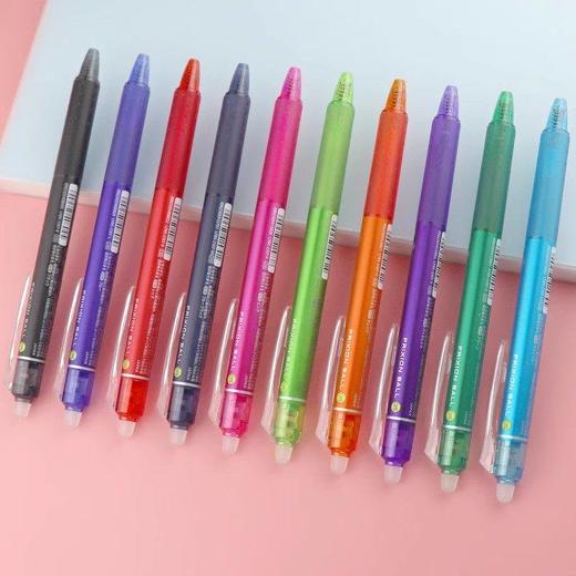 日本PILOT百乐进口可擦笔3-5年级小学生用23EF彩色水笔按动中性笔 商品图4