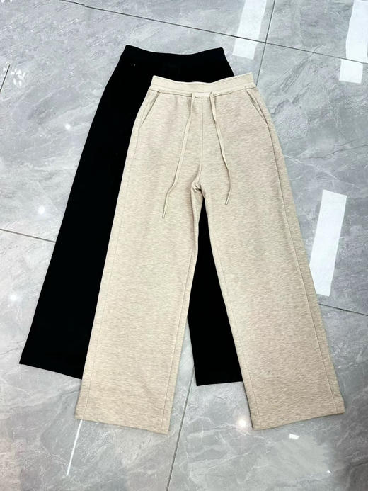 原单抽绳阔腿直筒裤 商品图3