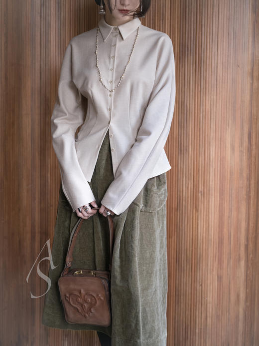 Munoz Vrandecic  浅石色小号浮雕方形包 商品图0