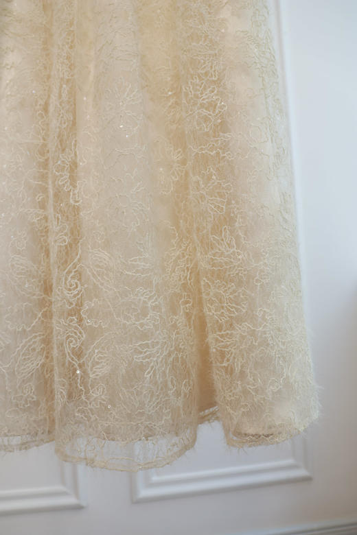 归浅织羽|重工蕾丝优雅半裙 商品图3