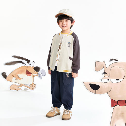 【实体店同款】男童针织外套春季新款安奈儿童装XB615083 商品图3