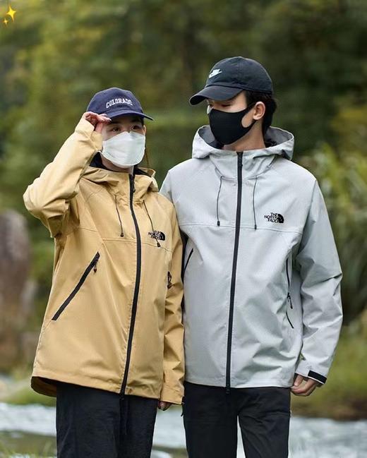 F011376冬季印花情侣款三合一两件套防水防风透气冲锋衣 商品图2