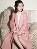 F011391冬季新款粉色羊绒双面呢子大衣女长款外套 商品缩略图4