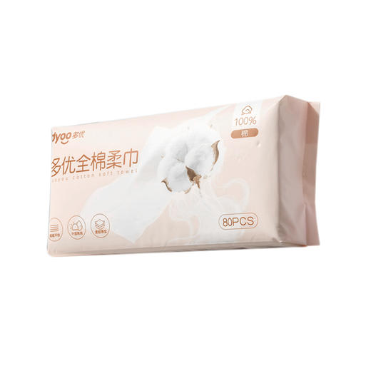 多优棉柔巾80抽（新旧随机发货） 商品图2