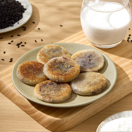 【中华老字号】张力生 糯叽叽椰香黑米糍粑 150g*6 商品图1