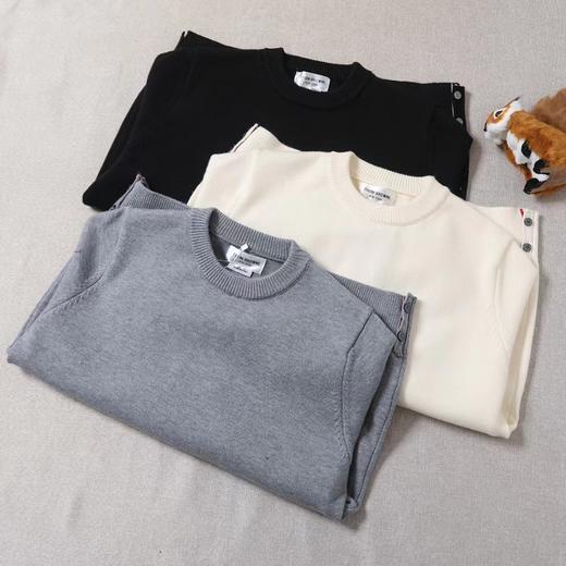 F011301秋冬单品极简基础款男士通勤圆领针织衫毛衣 商品图3