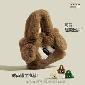 【博主推荐!毛绒绒包包】今年流行爆款，柔软小巧轻盈，手感细腻舒适，内容量大很能装，秋冬手提包包女2026新款时尚单肩斜挎毛毛包女QQ