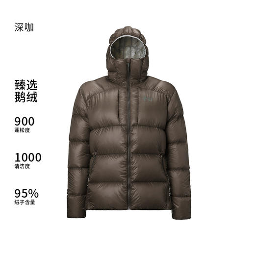 黑冰羽绒服冬季 900蓬羽绒服男女户外保暖鹅绒羽绒服外套8605 商品图4