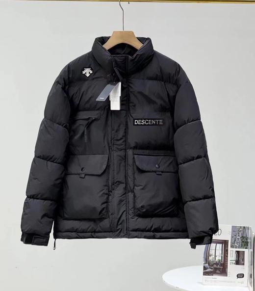 F011372立体金属标25立领冬款保暖连帽棉服外套 商品图6