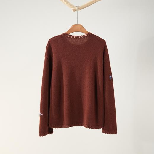 西子/100山羊绒手钩花边卡通针织衫/MSHJ0485 商品图2