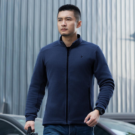 隐之炽松Polartec轻暖透气抓绒夹克通勤户外休闲百搭男士 商品图4