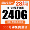 【长期套餐】月享240G通用流量+300分钟！不限APP使用！仅发山东烟台！庆典卡 商品缩略图0